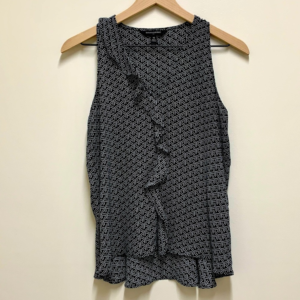 Banana Republic Peplum Ruffle Top